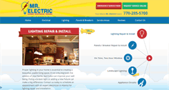 Desktop Screenshot of mrelectricatlanta.com